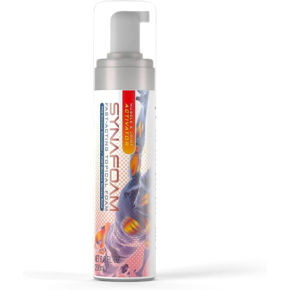SynaFoam Muscle and Joint Topical Recovery Foam - Muscle Cramps and More - 6.8 fl oz by SynaPerformance