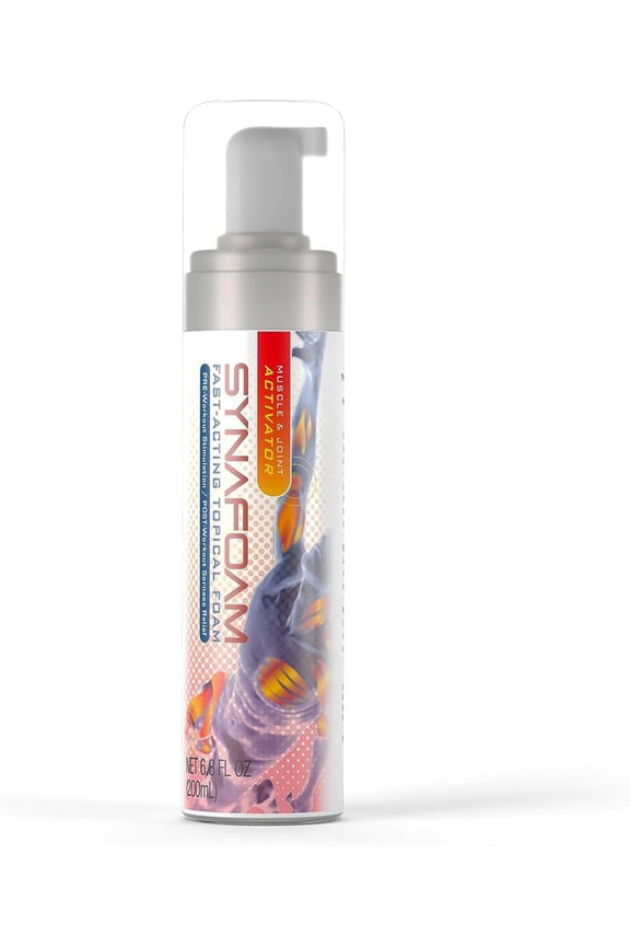 SynaFoam Muscle and Joint Topical Recovery Foam - Muscle Cramps and More - 6.8 fl oz by SynaPerformance