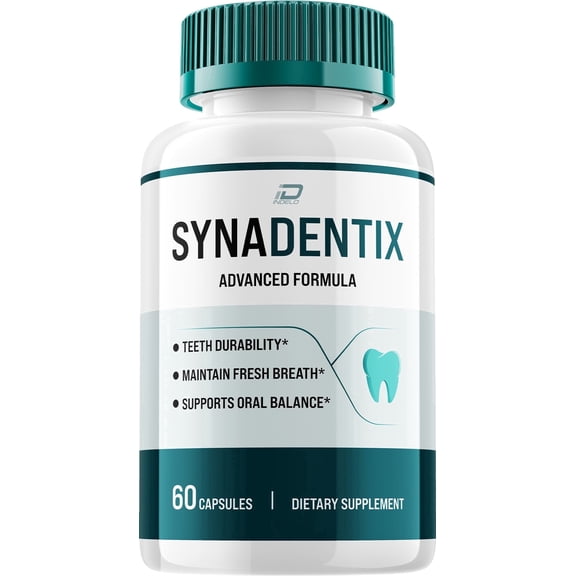 Synadentix Dental Support Capsules, Syna Dentix Natural Tooth & Gum Supplement, 1 Pack, 60 Capsules