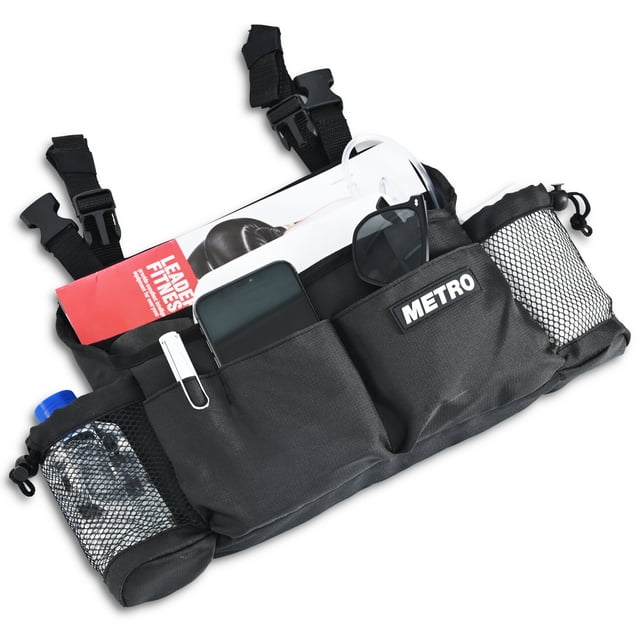 Synagr Versatile Mobility Scooter Organizer Bag – Convenient Storage with Adjustable Straps for Easy Access