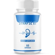 Synapse XT - Tinnitus Support Dietary Supplements for Healthy Middle and Inner Ear Structures, Including Cilia, Nerves, Hormone Levels and Blood Supply - 60 Capsules 1 Pack
