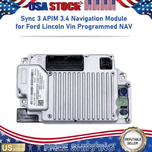 Sync 3 APIM 3.4 Navigation Module for Ford Lincoln Vin Programmed NAV