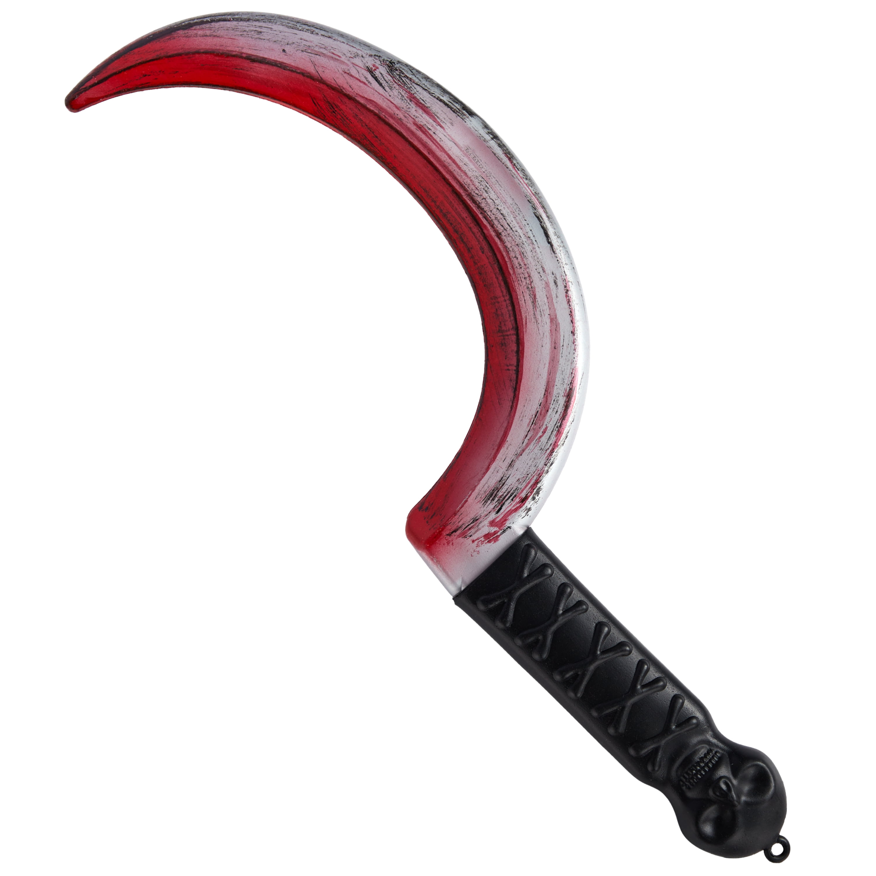 Syncfun 14.8 Inch Halloween Fake Sickle With Fake Blood Prop,Large ...