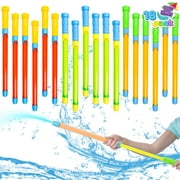 Syncfun 18 Packs 16.5'' Super Water Soaker Blaster Squirt Guns, Bulk Summer Outdoor Swimming Pool, Backyard, Beach Water Game Fighting Play Toys