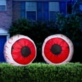 thumbnail image 1 of Joyfy 2 Pack Halloween Inflatable Huge Red Eyeballs with Build-in LEDs Halloween Blow up Yard Decorations,3 FT Diameter, 1 of 7