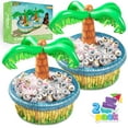 thumbnail image 1 of Syncfun Inflatable Palm Tree Cooler, Green, 2 Pack, 1 of 8