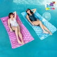 Syncfun Comfort Wave 2Pack Inflatable Swimming Pool Mat Float, Portable Outdoor Water Lounge