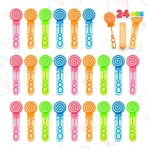 Syncfun 24 Pack Mini Bubble Wands for Themed Birthday, Wedding, Bubble Maker Summer Toys for Kids, Summer Gifts, Bubbles Sticks Fun Toy