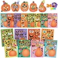 thumbnail image 1 of Joyfy 24 Pcs Halloween Stickers Make a Face Halloween Characters Stickers for Kids,Pumpkin Decorations Stickers Fall Stickers Party Favors for Kids,Halloween Craft, 1 of 7