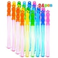 thumbnail image 1 of Syncfun 24pcs 14" Bubble Wands Assortment, 6 Colors Big Bubble Wands for Party Favors Kids Summer Toys, Easter Outdoor Play, Birthday Party Favors, 1 of 7