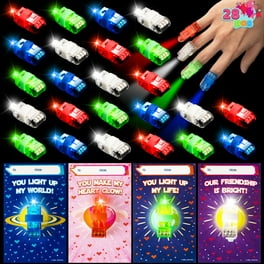 Maitys 175 Pieces Led Party Supplies Light Up Glow Toys Set Include Led  Glow Flashing Glasses Bracelets Finger Lights Rings for Kids Adults Glow In