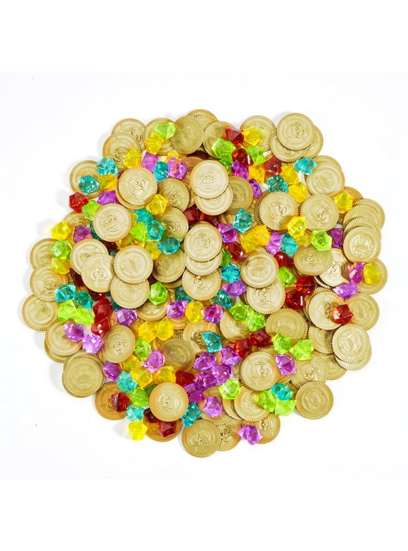 Syncfun 288 Piece Pirate Treasure Coins Set Party Favors