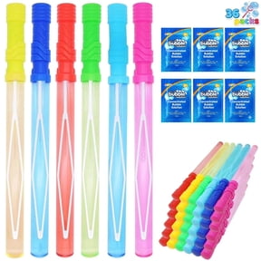 Syncfun 36 Pcs 14.6" Big Bubble Wands Bulk, Bubble Blower for Kids, Bubble Sticks Summer Toys for Party Favors, Easter, Birthday, Outdoor & Indoor Activity Use