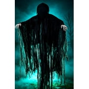 Joyfy 5ft Hanging Ghost Halloween Decorations,Scary Grim Reaper with Adjustable Arms for Indoor Outdoor Yard Home Deco