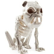 Syncfun 8 Inch Halloween Skeleton Dog Skeleton Halloween Decor,Plastic Skeleton Bones with Joints for Hallowmas Decoration Outdoor Haunted House Party