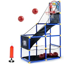 Syncfun Arcade Basketball Game For Kids, Indoor Basketball Hoop With 4 Balls, Basketball Goal For Kids Boys Girls