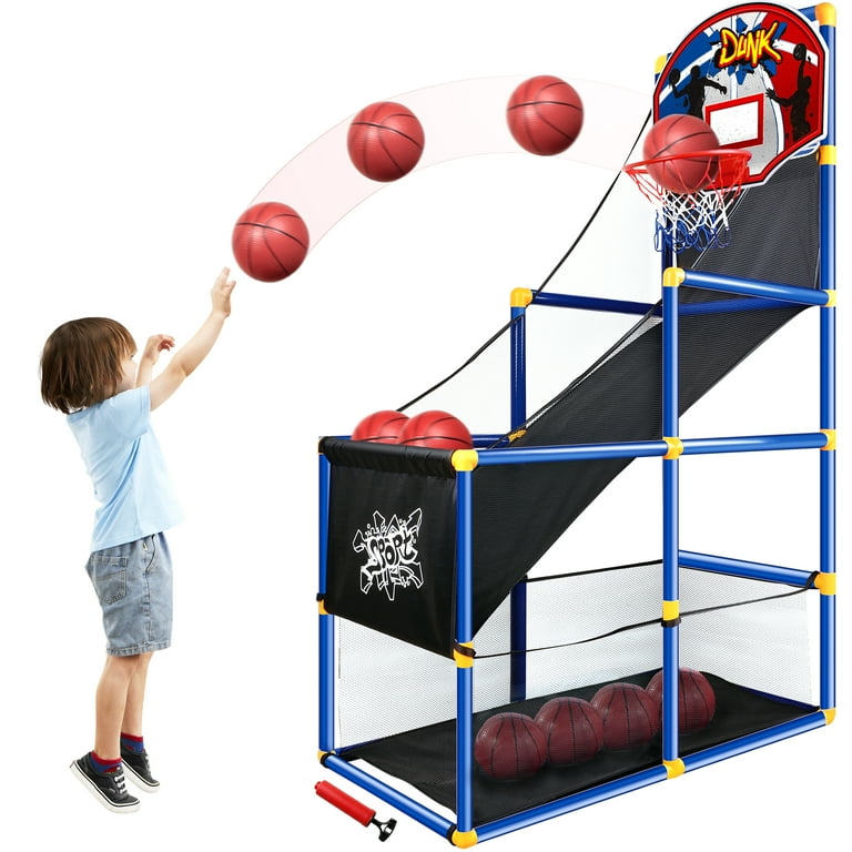 Kids indoor basketball hoop discount