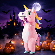 Joyfy Inflatable Costume for Adults, Blow Up Full Body Unicorn Costume, Halloween Inflatable Costume for Dress Up Party