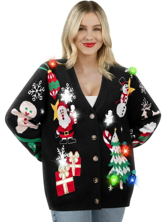 Ugly Christmass Rudolf Pattern Crewneck Pullover Sweatshirt Ugly Christmass Rudolf Pattern Crewneck Pullover Sweatshirt