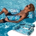 thumbnail image 1 of Joyfy Pool Floats Chairs for Adults, Inflatable Pool Lounge Chairs, Plant Pattern Floating Pool Hammock Chair for Women Men, Blow up Pool Noodles Floats for Pool Party Summer Water Fun, 1 of 7