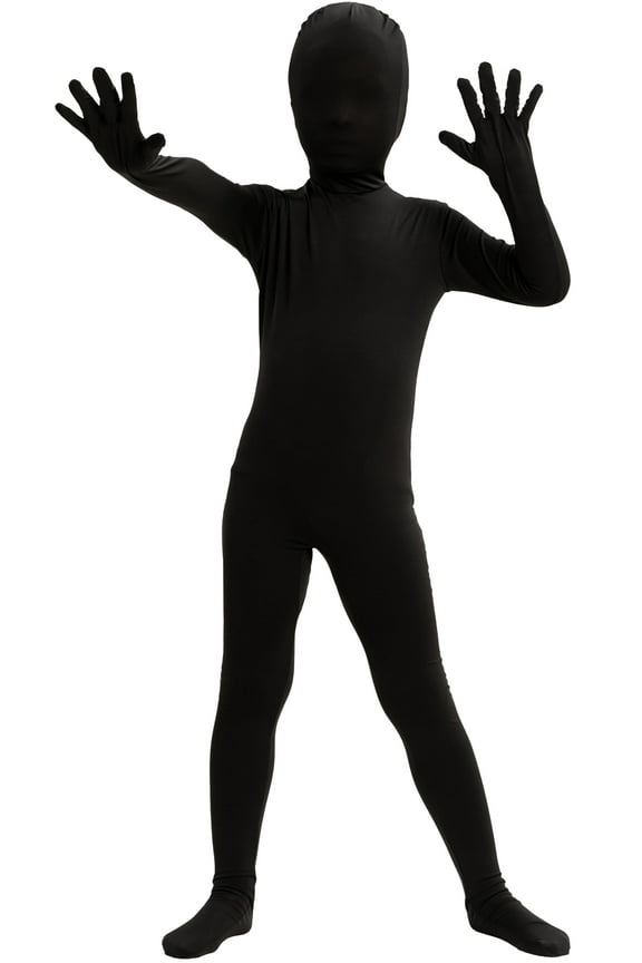 Scary Shadow Costume for Kids, Full Bodysuit Skin Costume for Toddlers Scary Halloween Costume Party Fancy Dress Up Age up to 12 Years