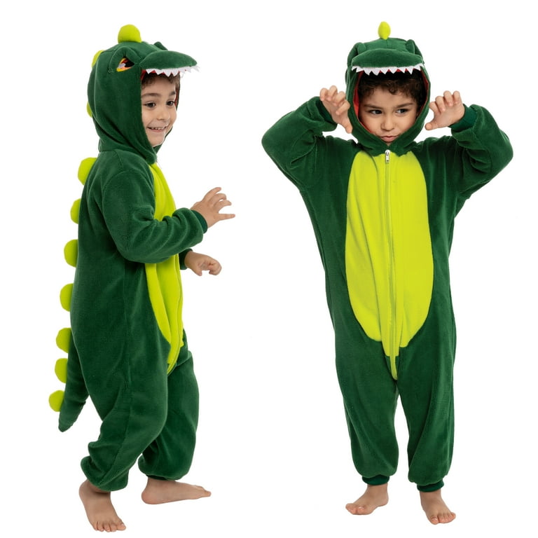 Dinosaur Toddler Costume Green Jumpsuit Dinosaur Toddler Costume Green Jumpsuit