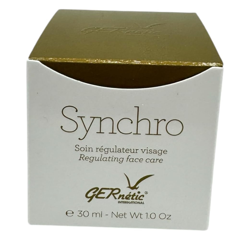 Gernetic Synchro Balancing Moisturizer for Dry & Normal Skin – Hydrating Face Cream, 1 oz / 30 ml