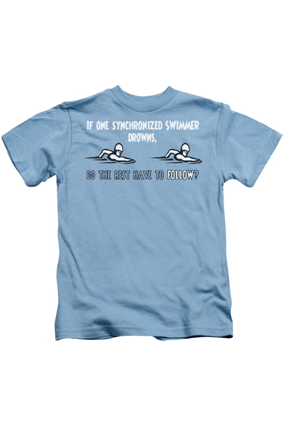 - Synchronized Swimmers - Juvenile Short Sleeve Shirt - 7