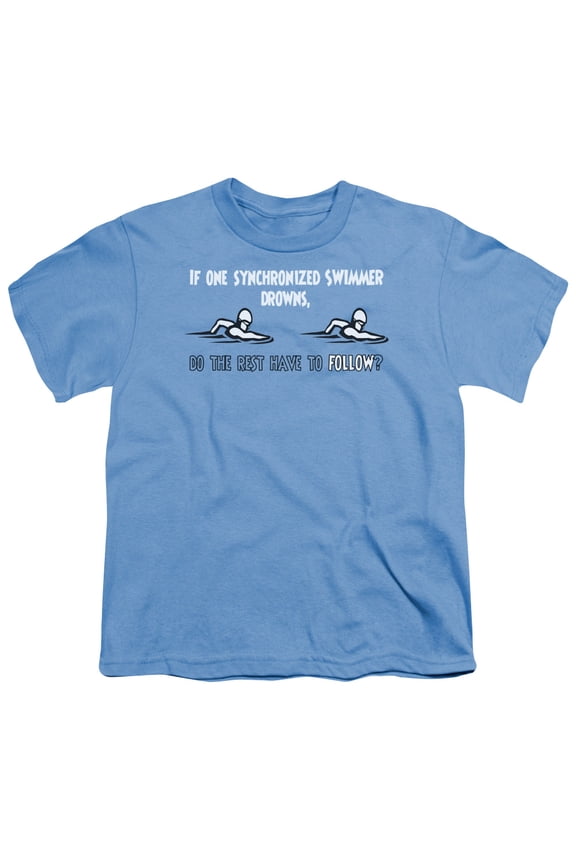 - Synchronized Swimmers - Youth Short Sleeve Shirt - Large