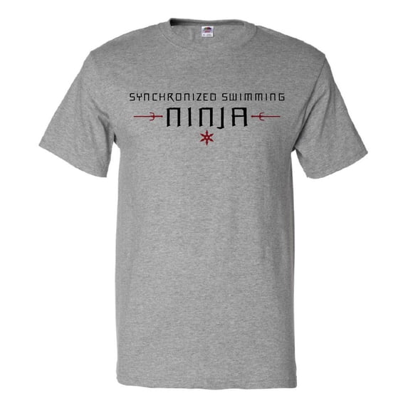 Synchronized Swimming Ninja T shirt Funny Tee Gift