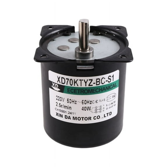 Synchronous Gear Motor 220V 70KTYZ 2.5Rpm CW/CCW High Torque Permanent Magnet Micro-Type Electric Motor