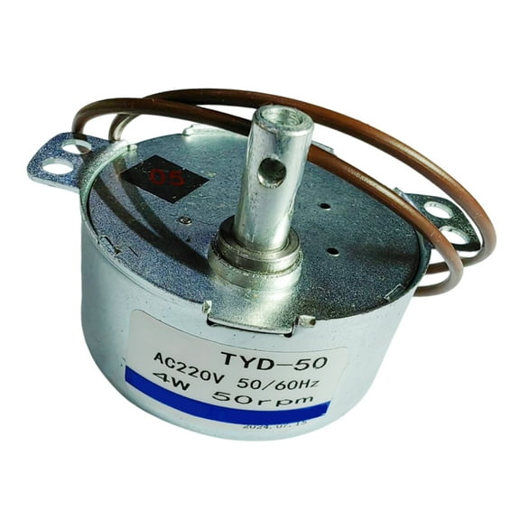 Synchronous Synchron Motor 20V-240V 50RPM Flush Shaft Fixed Rotation CCW Electric Motor Electric Fan Motor