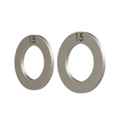 Syndyt BMX Bike EXPERT 15mm Steel Axle Washer Kit for 15mm Thru Axle Systems