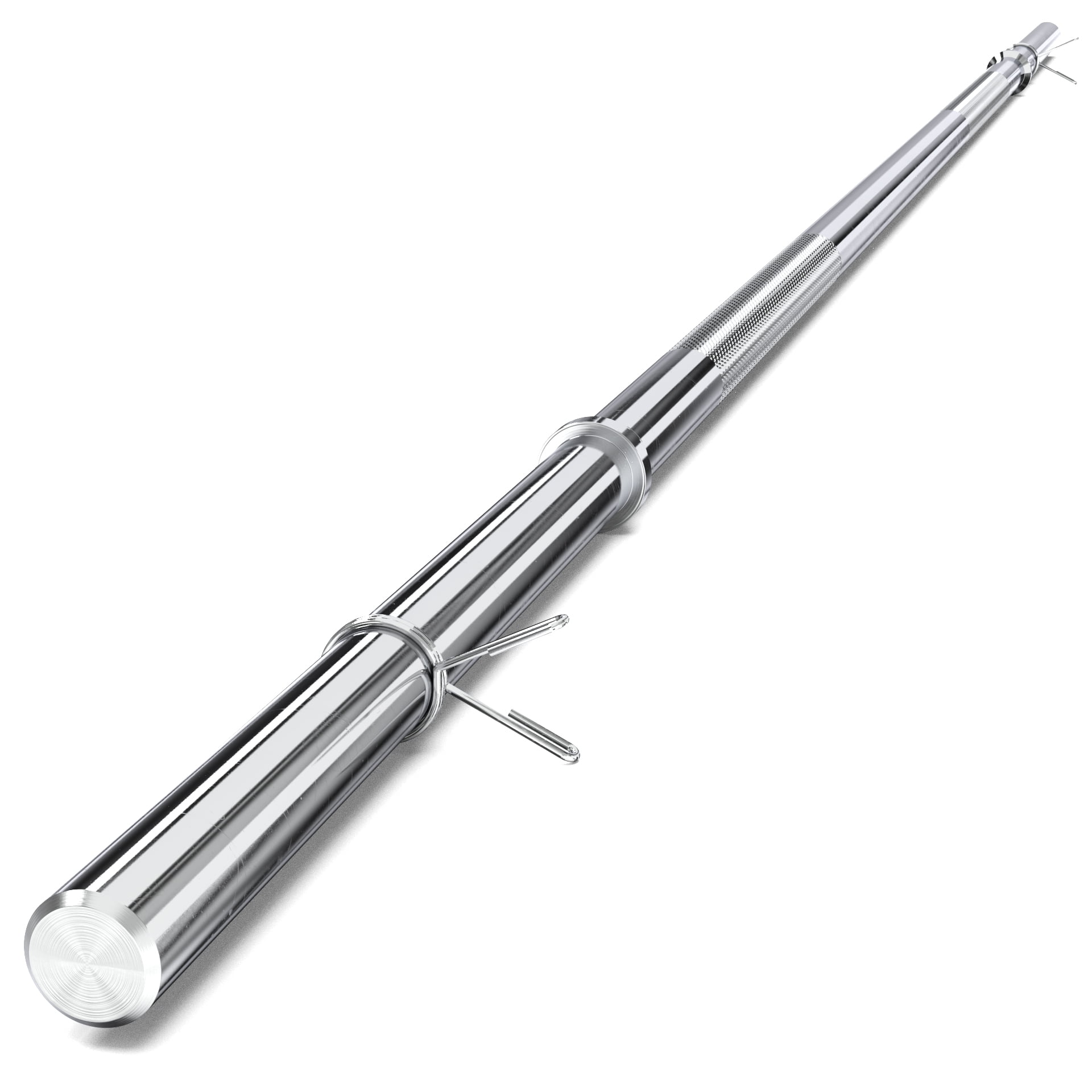 Synergee 1" Olympic Barbell Standard Weightlifting Barbell. 6-foot Bar Weighing 7.5 KG/16.5 LB. Compatible with 1”-Opening Plates.