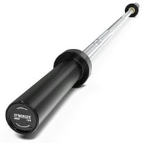 Synergee 15lb Technique Barbell Silver Aluminum Bar for Form & Technique Training for Power & Olympic Lifting.