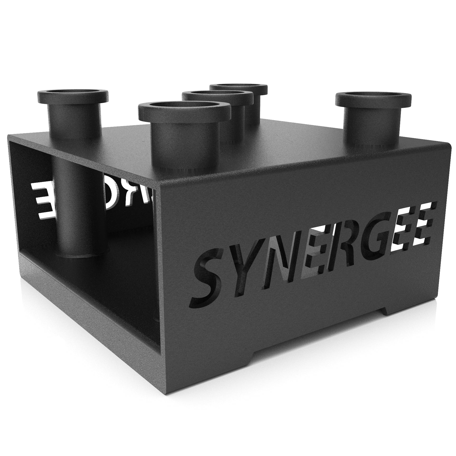 Synergee 5 Barbell Holder. Vertical Storage & Organization. Home