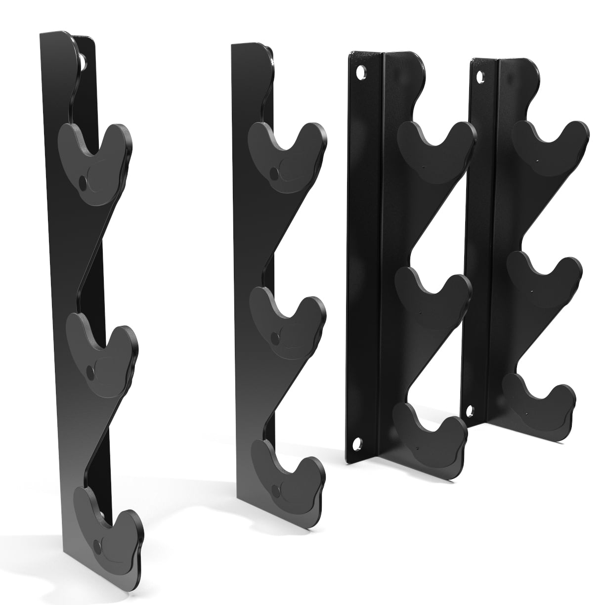 Synergee Barbell Gun Rack Wall Mounted Holds 6 Barbells Horizontally Olympic Standard Bar Storage Walmart