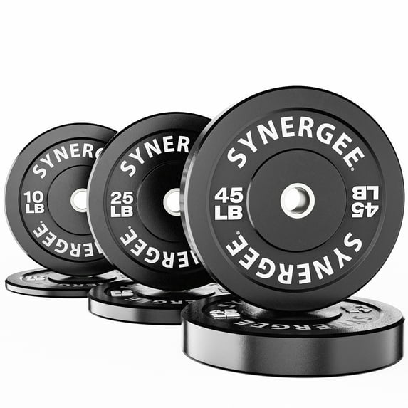 Synergee Bumper Plates Strength Conditioning Workouts Weightlifting