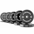 thumbnail image 1 of Synergee Bumper Plates Strength Conditioning Workouts Weightlifting, 1 of 7