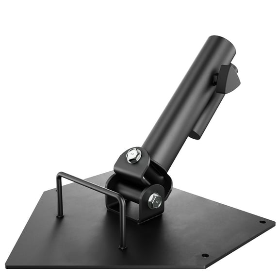 Synergee Landmine T-Bar Row Platform. 12.5 lb Exercise Platform with Sleeves for 2” & 1” Barbells and Battle Rope Anchor. Pivot Point for T Bar Attachment.