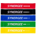 Synergee Mini Band Resistance Loop Exercise Bands 5PK
