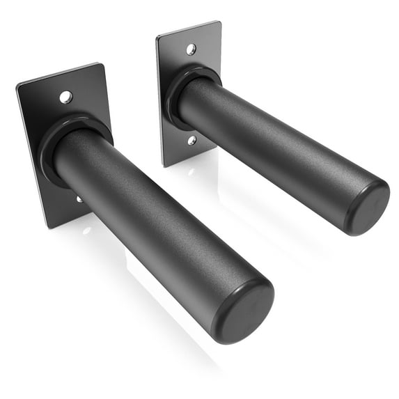 Synergee Weight Plate Storage Pegs. Wall Mounted Storage, 2" Opening Weight Holder. 275lb Capacity Gym Storage Rack. Two Pegs.