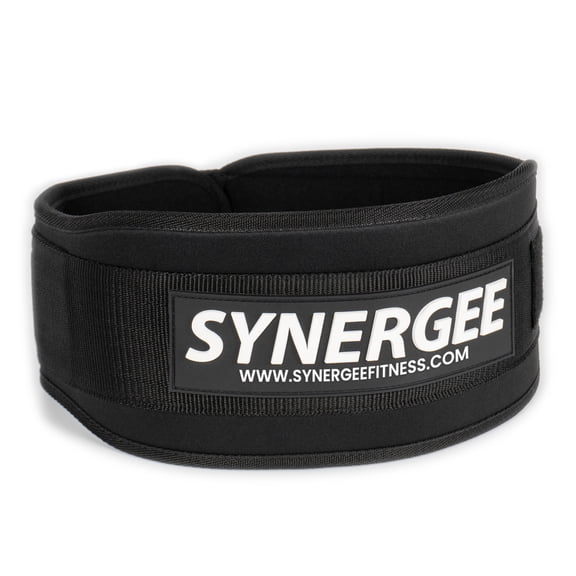 Synergee Weightlifting Belt 5” Padded Support for Squats Deadlifts Powerlifting & Cross Training - XX-Large