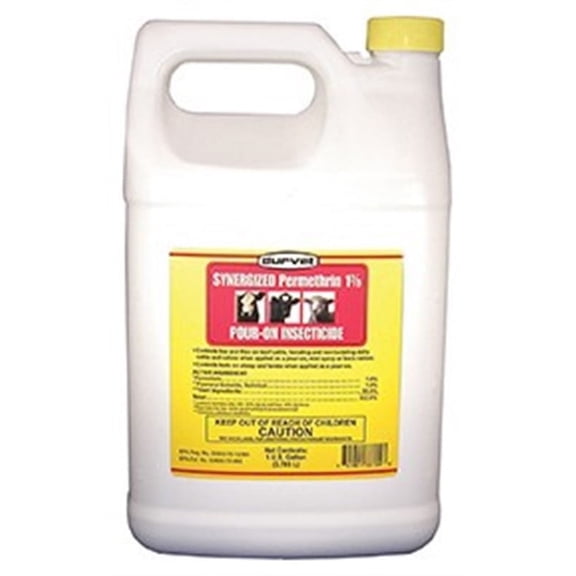 Synergized Permethrin 1% Pour-On Insecticide, No. 003-3704,  by Durvet Inc