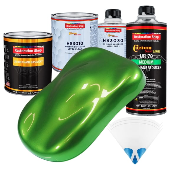 Synergy Green Metallic Premium Quart URETHANE BASECOAT CLEARCOAT Paint