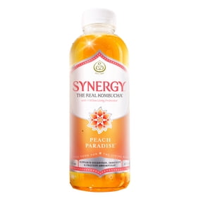 Synergy Peach Paradise Kombucha 16 fl oz
