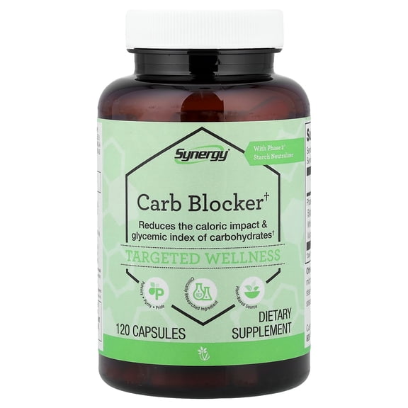 Vitacost Synergy, Carb Blocker, 120 Capsules