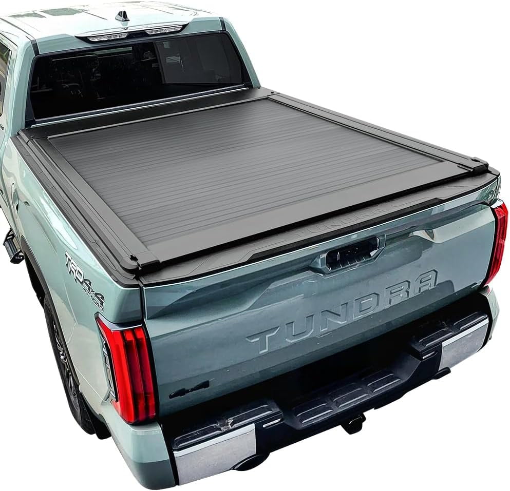 Soft Roll-Up Tonneau Cover For Chevy Silverado/GMC Sierra 1500 (2019-2025) 5.8 Ft Bed - Waterproof, No Drill