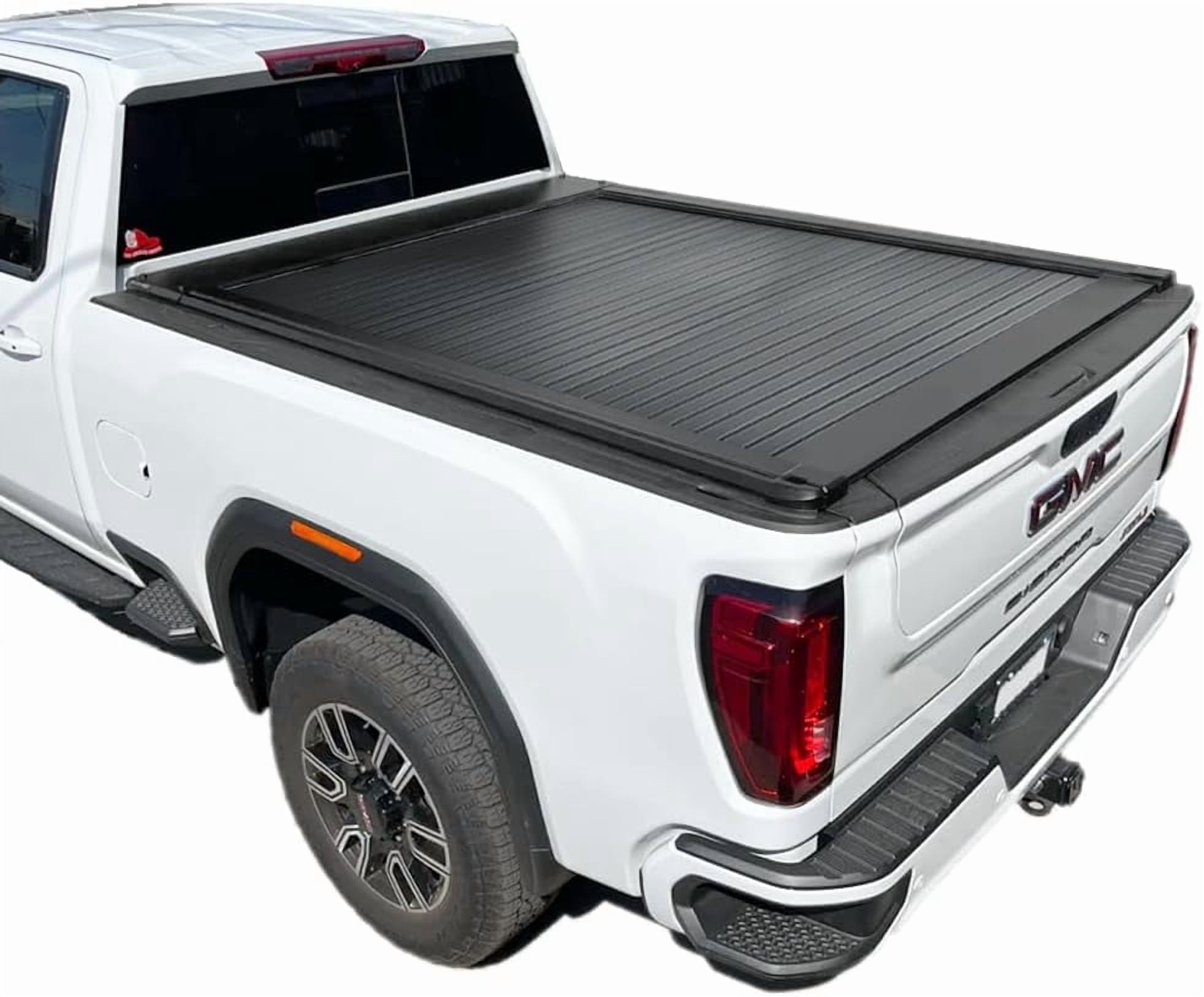 Syneticusa AR Hard Aluminum Retractable Truck Bed Tonneau Cover for 2020-2026 Silverado/Sierra 6’8” Bed