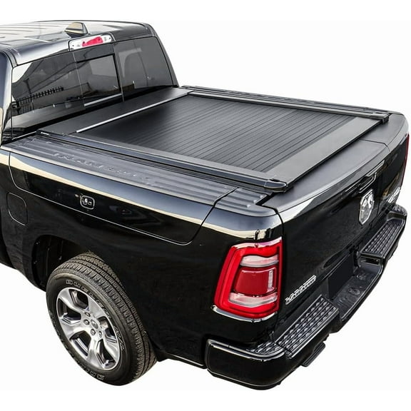 Syneticusa AR Hard Aluminum Retractable Truck Bed Tonneau Cover for 2009-2025 Ram 1500 with Rambox 5'7" Bed